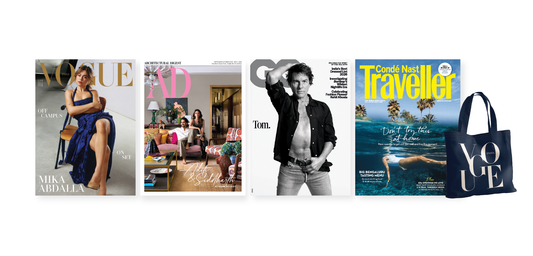 Vogue + GQ + CNT + AD - Print 1 Year (Starting from current Issue)